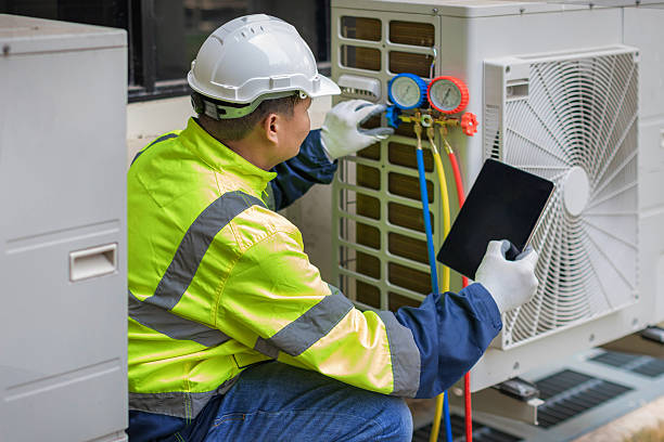 Professional Air Conditioning Repair technician working in Sanborn, IA
